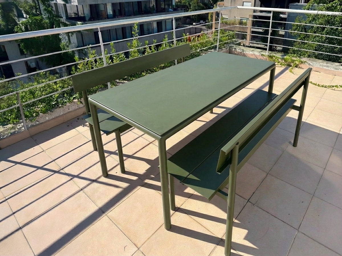 Mueble metálico con acabado en pintura al horno - fabricación a medida